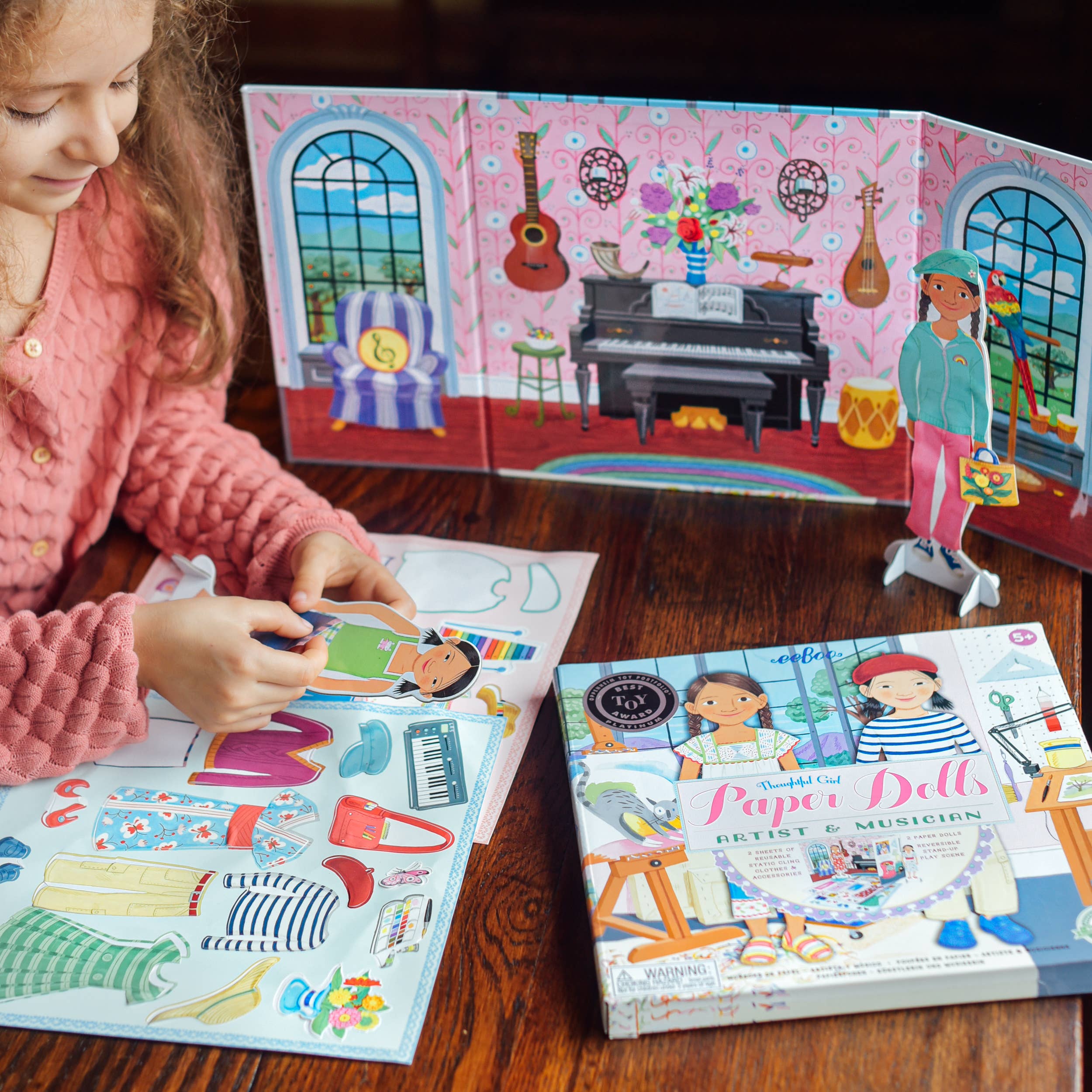 Musician & Artist Paper Doll Set