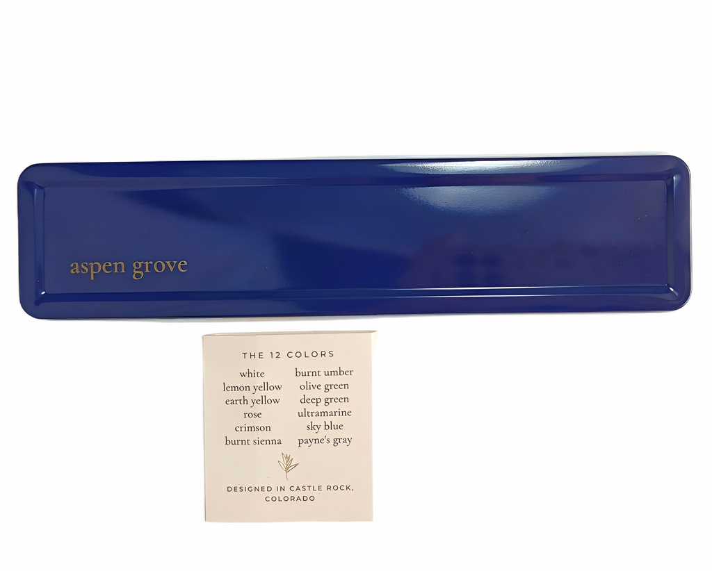 Aspen Grove set — gold foil detail