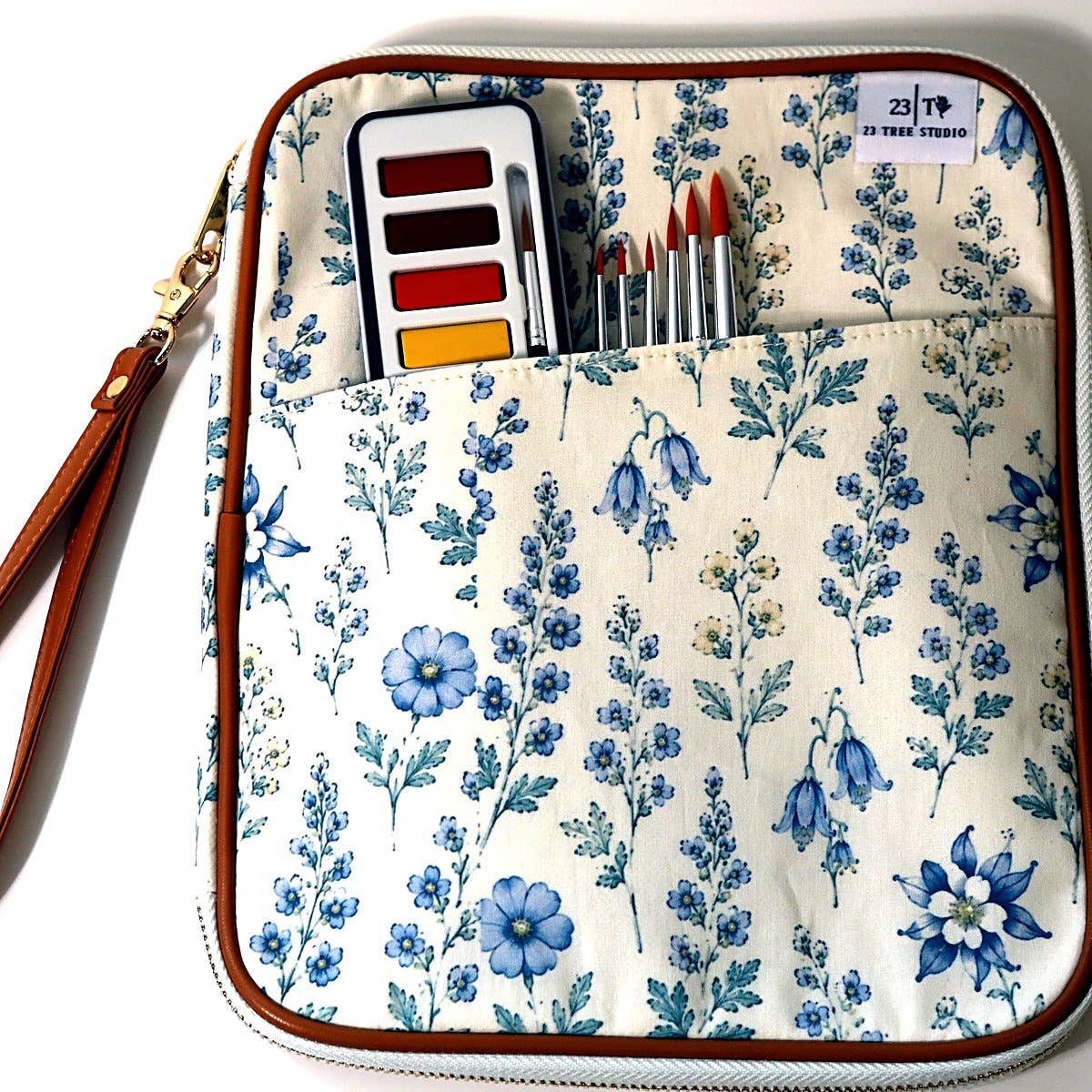 Juliette Wildflower watercolor clutch — Colorado wildflower print