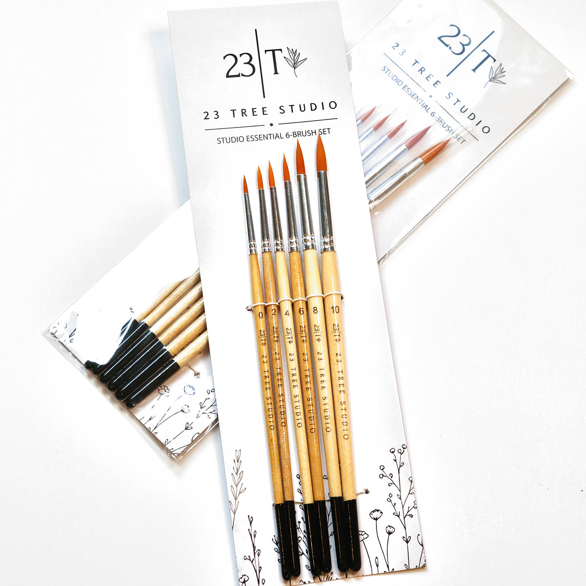 Studio Essential 6-Piece Round Watercolor Brush Set