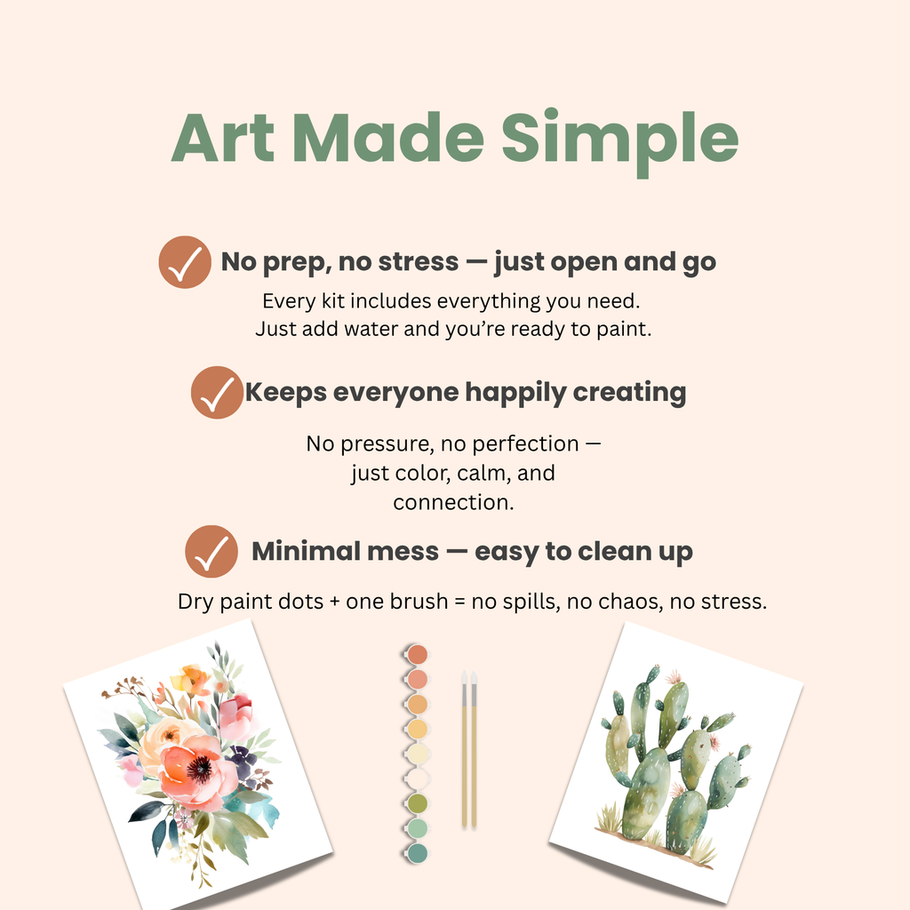 All-In-One Spring Bird Watercolor Paint Set