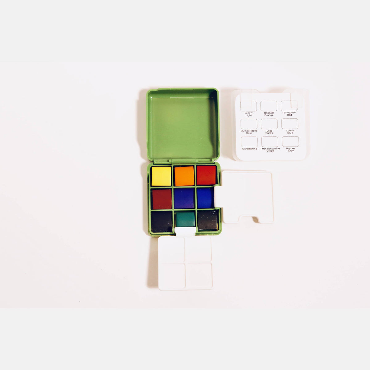 Kaden palette — 9 colors detail