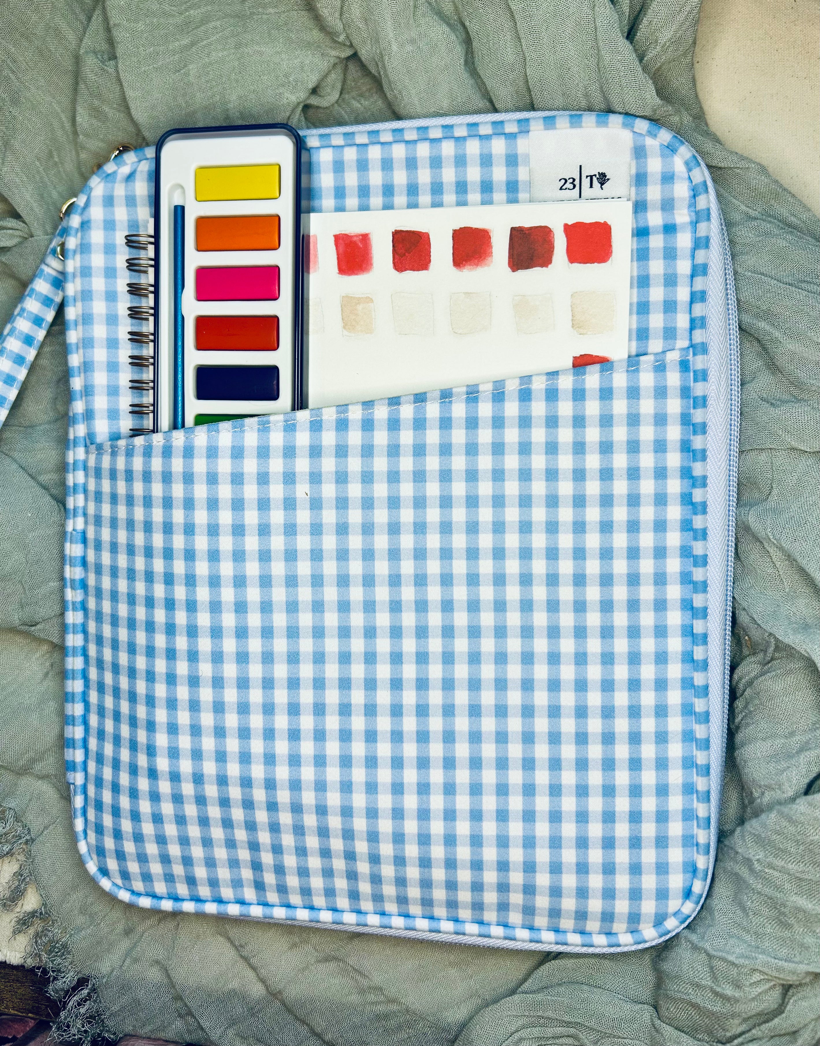 Gift Set: Emily Lex Watercolor Workbook, Aspen Classic or Mountain Wildflowers Paint Set, The Juliette Watercolor Clutch (Bundle and Save $5)