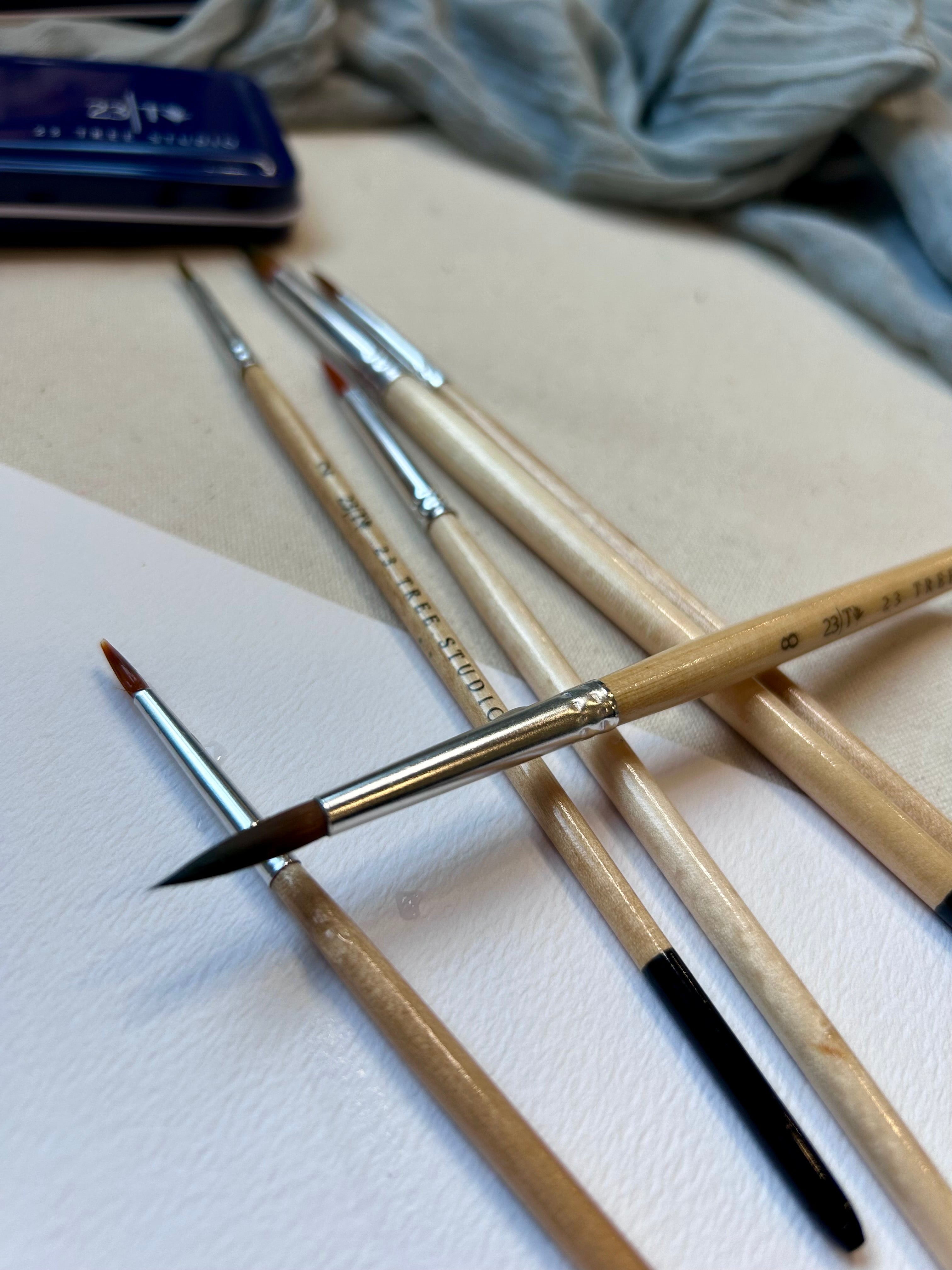 The Studio Essential 6 - Professional Brush Set