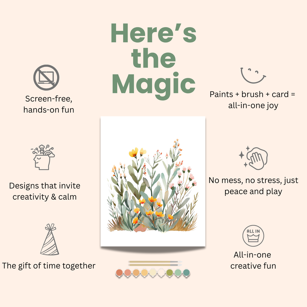 All-In-One Spring Bird Watercolor Paint Set