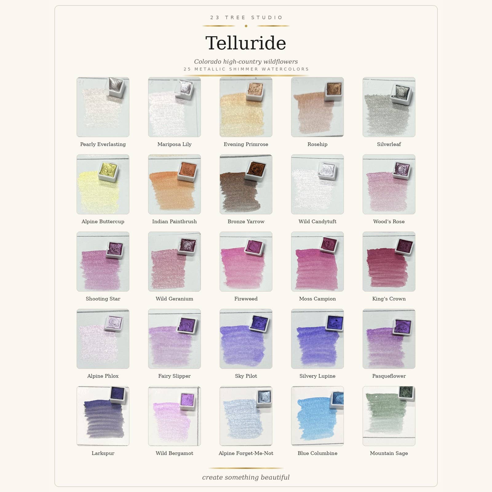 Telluride — watercolor plaid lid